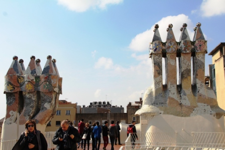 Roofof Casa Batllo